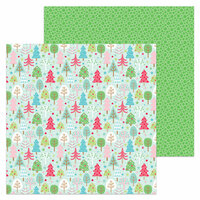Doodlebug Design - Milk and Cookies Collection - Christmas - 12 x 12 Double Sided Paper - Tree Festival