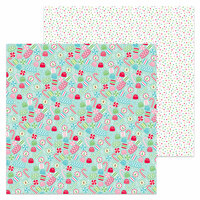 Doodlebug Design - Milk and Cookies Collection - Christmas - 12 x 12 Double Sided Paper - Candy Christmas