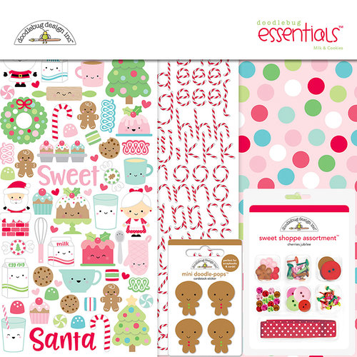 Doodlebug Design - Milk and Cookies Collection - Christmas - Essentials Kit