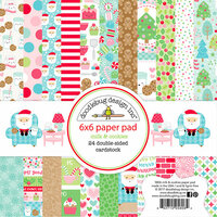 Doodlebug Design - Milk and Cookies Collection - Christmas - 6 x 6 Paper Pad