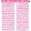 Doodlebug Design - Cardstock Stickers - Abigail - Bubblegum