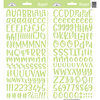 Doodlebug Design - Cardstock Stickers - Abigail - Limeade