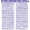 Doodlebug Design - Cardstock Stickers - Abigail - Lilac