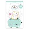 Doodlebug Design - So Punny Collection - Doodle-Pops - 3 Dimensional Cardstock Stickers - Toaster Time