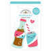 Doodlebug Design - So Punny Collection - Doodle-Pops - 3 Dimensional Cardstock Stickers - Soda Friends