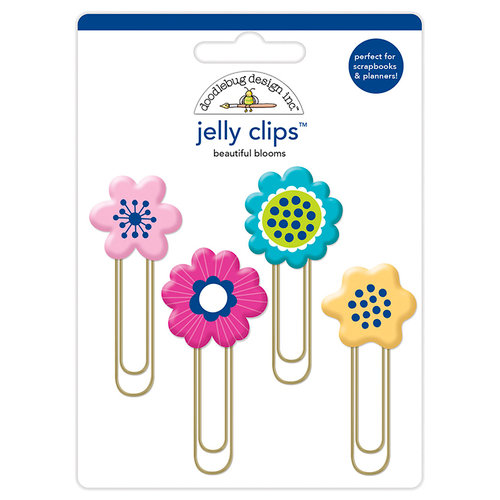 Doodlebug Design - Hello Collection - Jelly Clips - Beautiful Blooms