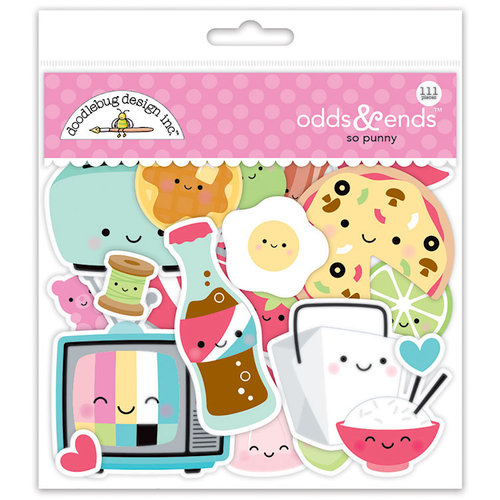 Doodlebug Design - So Punny Collection - Odds and Ends - Die Cut Cardstock Pieces