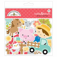 Doodlebug Design - Down on the Farm Collection - Odds and Ends - Die Cut Cardstock Pieces