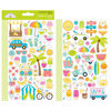 Doodlebug Design - Sweet Summer Collection - Cardstock Stickers - Mini Icons