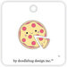 Doodlebug Design - So Punny Collection - Collectible Pins - Pizza Pals