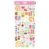 Doodlebug Design - So Punny Collection - Cardstock Stickers - Icons - Food