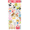 Doodlebug Design - Down on the Farm Collection - Cardstock Stickers - Icons