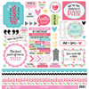 Doodlebug Design - So Punny Collection - 12 x 12 Cardstock Stickers - This and That