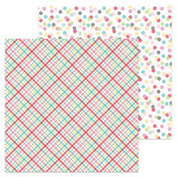 Doodlebug Design - So Punny Collection - 12 x 12 Double Sided Paper - Plaid About You