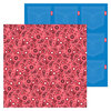 Doodlebug Design - Down on the Farm Collection - 12 x 12 Double Sided Paper - Red Bandana