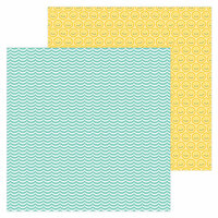 Doodlebug Design - Sweet Summer Collection - 12 x 12 Double Sided Paper - Catching a Wave