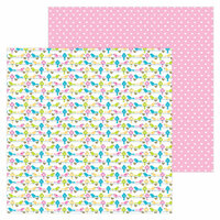 Doodlebug Design - Hello Collection - 12 x 12 Double Sided Paper - Sitting Pretty