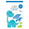 Doodlebug Design - So Much Pun Collection - Doodle-Pops - 3 Dimensional Cardstock Stickers - Dino-mite