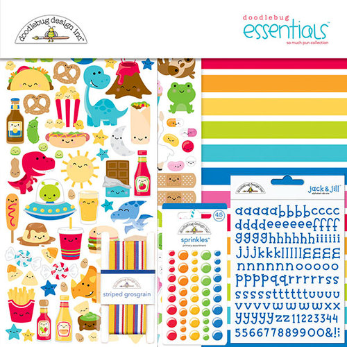 Doodlebug Design - So Much Pun Collection - Essentials Kit