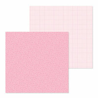 Doodlebug Design - Petite Prints Collection - 12 x 12 Double Sided Paper - Floral and Graph - Cupcake