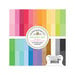 Doodlebug Design - 6 x 6 Paper Pad - Dot and Stripe - Rainbow - Petite Print Assortment
