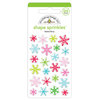 Doodlebug Design - Christmas Town Collection - Sprinkles - Self Adhesive Enamel Shapes - Festive Flurry