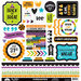 Doodlebug Design - Pumpkin Party Collection - Halloween - 12 x 12 Cardstock Stickers - This and That