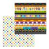 Doodlebug Design - Pumpkin Party Collection - Halloween - 12 x 12 Double Sided Paper - Halloween Ball
