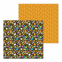 Doodlebug Design - Pumpkin Party Collection - Halloween - 12 x 12 Double Sided Paper - Spooky Sweets