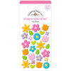 Doodlebug Design - Simply Spring Collection - Sprinkles - Self Adhesive Enamel Shapes - May Flowers