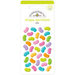 Doodlebug Design - Hoppy Easter Collection - Sprinkles - Self Adhesive Enamel Shapes - Jellies