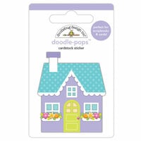 Doodlebug Design - Simply Spring Collection - Doodle-Pops - 3 Dimensional Cardstock Stickers - Cozy Cottage