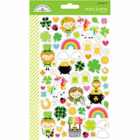 Doodlebug Design - Lots O' Luck Collection - Cardstock Stickers - Mini Icons