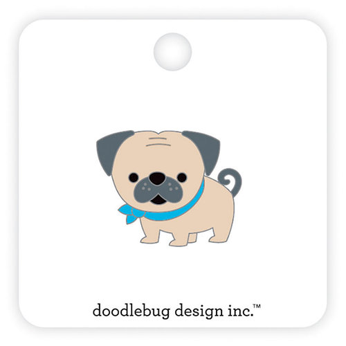 Doodlebug Design - French Kiss Collection - Collectible Pins - Love Pug