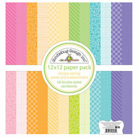 Doodlebug Design - Simply Spring Collection - 12 x 12 Paper Pack - Petite Print Assortment