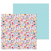 Doodlebug Design - French Kiss Collection - 12 x 12 Double Sided Paper - French Kiss