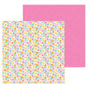 Doodlebug Design - Simply Spring Collection - 12 x 12 Double Sided Paper - Bright Bunch