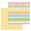 Doodlebug Design - Simply Spring Collection - 12 x 12 Double Sided Paper - Sweet Sunshine