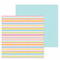 Doodlebug Design - Simply Spring Collection - 12 x 12 Double Sided Paper - Blue Skies
