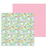 Doodlebug Design - Hoppy Easter Collection - 12 x 12 Double Sided Paper - Hoppy Easter