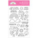 Doodlebug Design - Lots O Luck Collection - Clear Photopolymer Stamps - Rainbows and Unicorns
