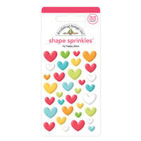 Doodlebug Design - I Heart Travel - Stickers - Shape Sprinkles - Enamel - My Happy Place