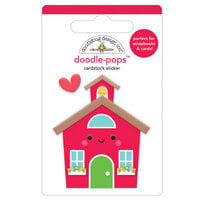 Doodlebug Design - School Days - Stickers - Doodle-Pops - School House