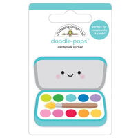 Doodlebug Design - School Days - Doodle-Pops - 3 Dimensional Cardstock Stickers - Paint Box