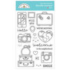 Doodlebug Design - I Heart Travel - Clear Photopolymer Stamps
