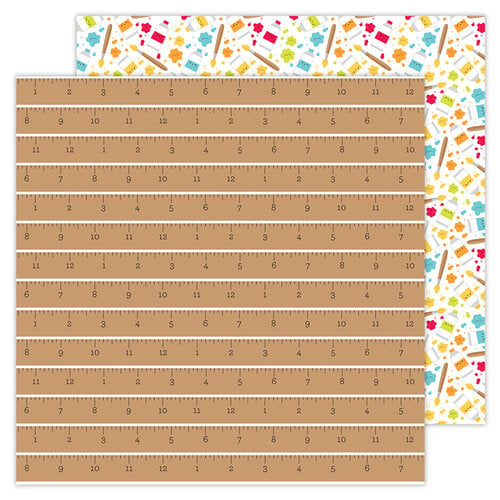 Doodlebug Design - School Days - 12 x 12 Double Sided Paper - Good Measure
