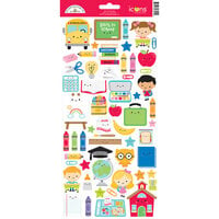 Doodlebug Design - School Days - Cardstock Stickers - Icons