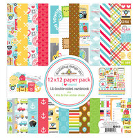 Doodlebug Design - I Heart Travel - 12 x 12 Paper Pack