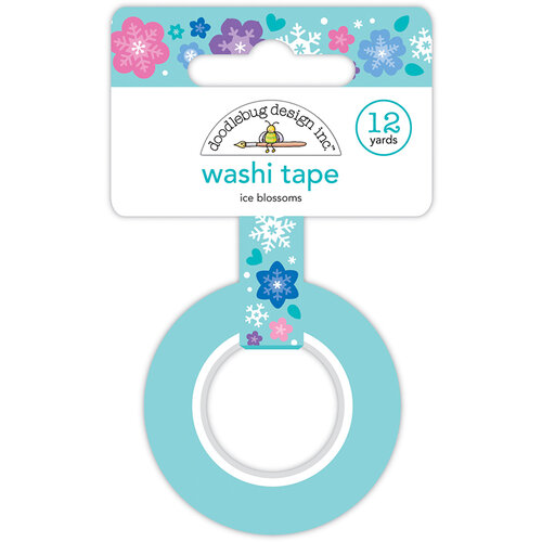 Doodlebug Design - Winter Wonderland Collection - Washi Tape - Ice Blossoms