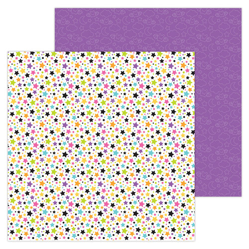 Doodlebug Design - Halloween - Candy Carnival Collection - 12 x 12 Double-Sided Paper - Star Attraction